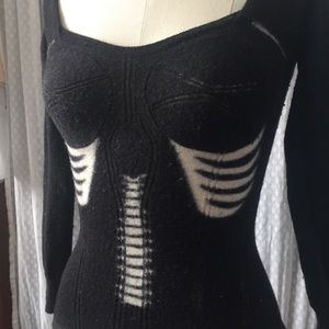 Betsy Johnson Skeleton Sweater